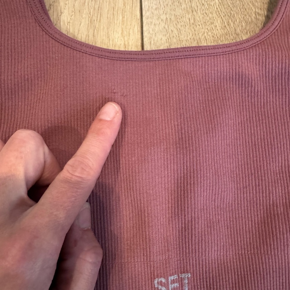 SET Active Ribbed Mauve set - Picture 7 of 8